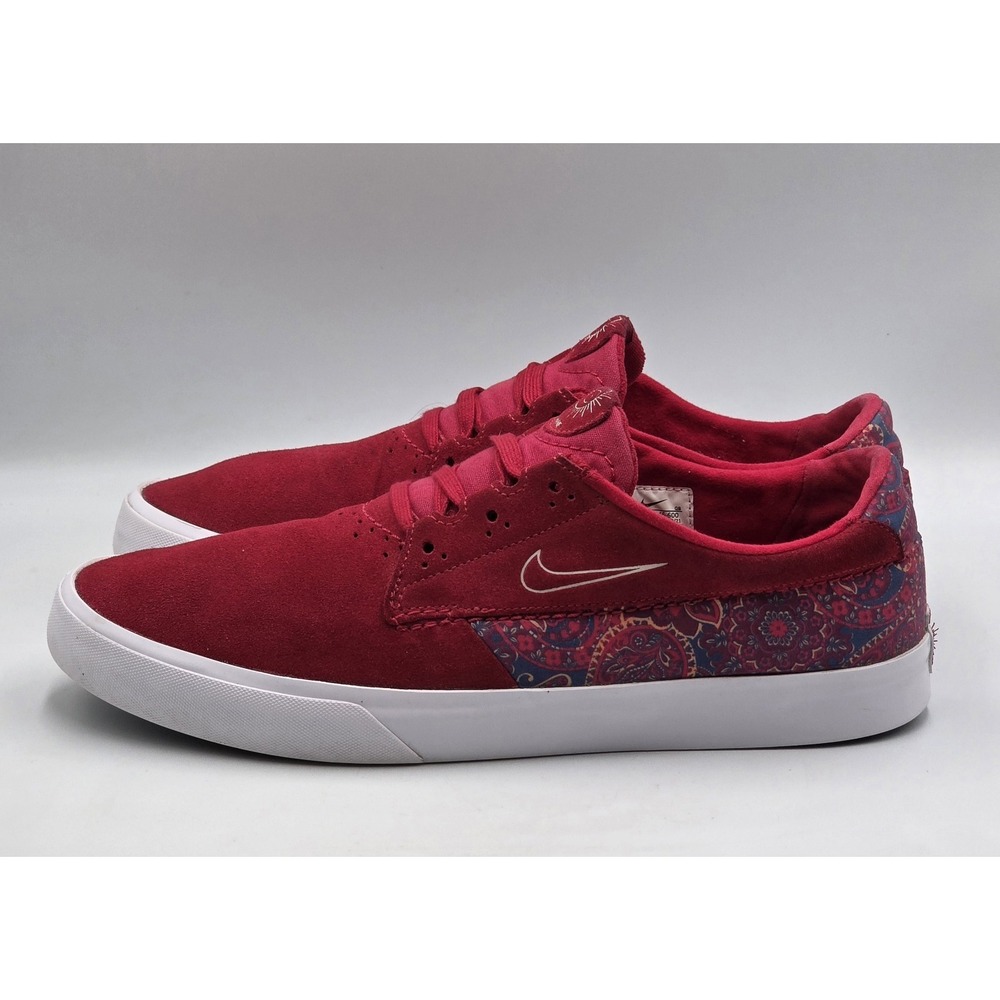 Nike Men's 12 SB Shane O'Neill Low Mystic Hibiscus Skateboarder Shoes DH7146-600 - Picture 4 of 12